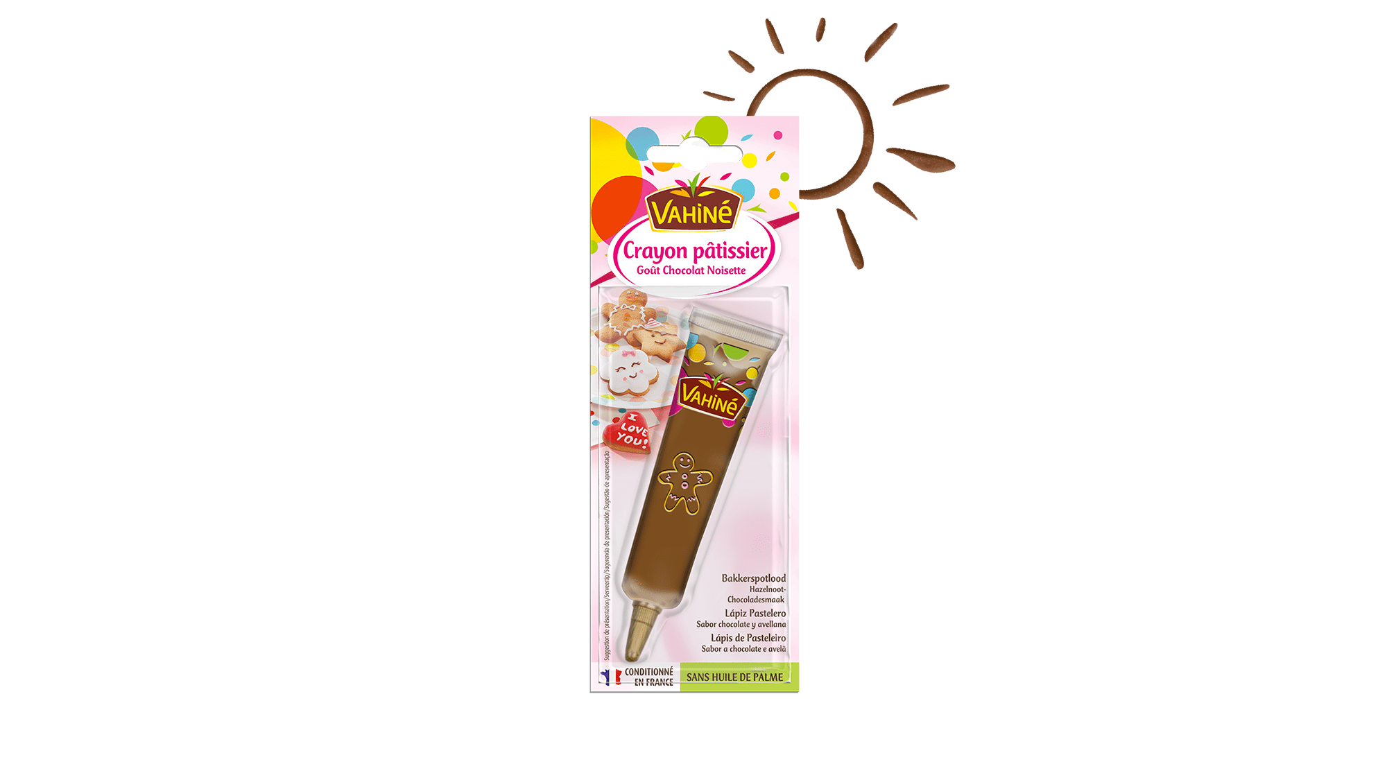 Crayon Patissier Gout Chocolat Noisette Vahine